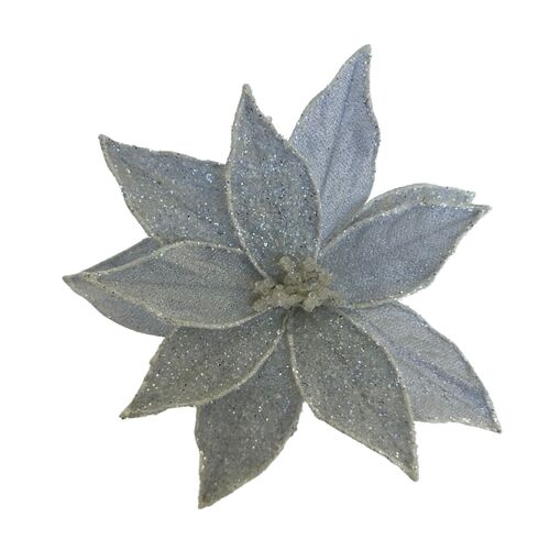 White Poinsettia 40cm
