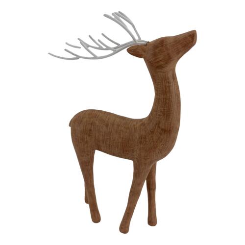 Natural Standing Deer 35cm