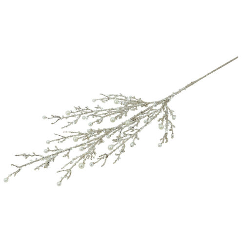 Pearl Branch Spray Champagne 84cm