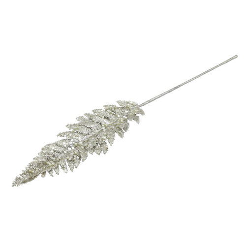 Fern Leaf Spray Platinum 71cm