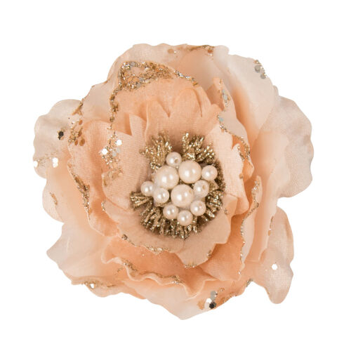 Velvet Silk Magnolia Champagne Gold 16cm