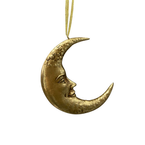 Gold Moon Hanging 13cm
