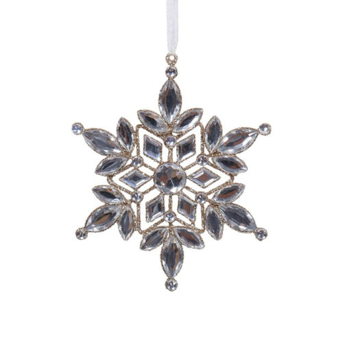 Wire Champagne Silver Flake 14cm
