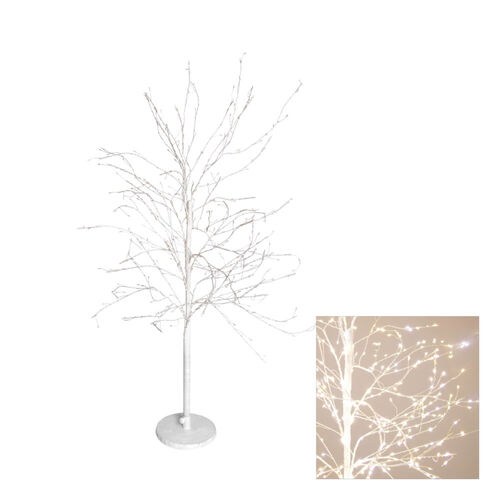 Stockholm 600 LED Tree White 120cm