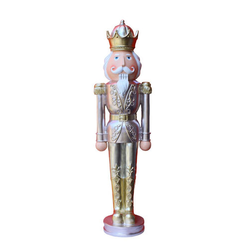 Gold & Silver Nutcracker 100cm