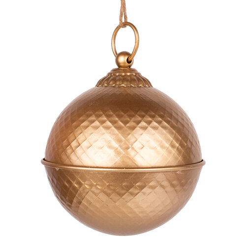 Shiny Gold Metal Bell 18cm