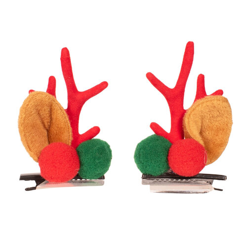 Reindeer Antler Hair Clips cm