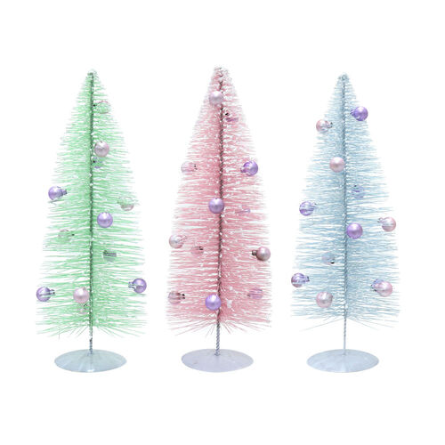 Snowy Pastel Tree Pearls 1pc 3 Asst