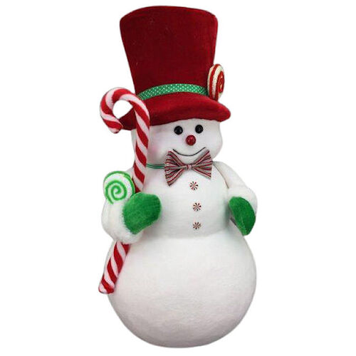 Candy Snowman Red Green 64cm