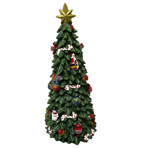 Christmas Tree Revolving Music Box 22cm