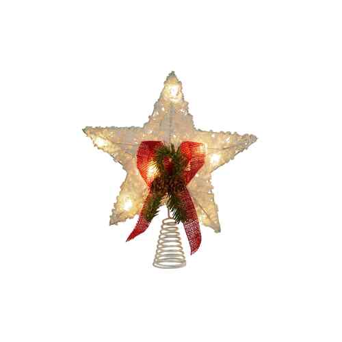LED White Tree Top Star 31cm