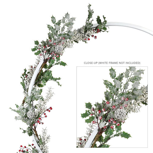 Frosted Hemlock Berry Garland 152cm