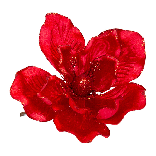 Red Magnolia Clip On 23cm