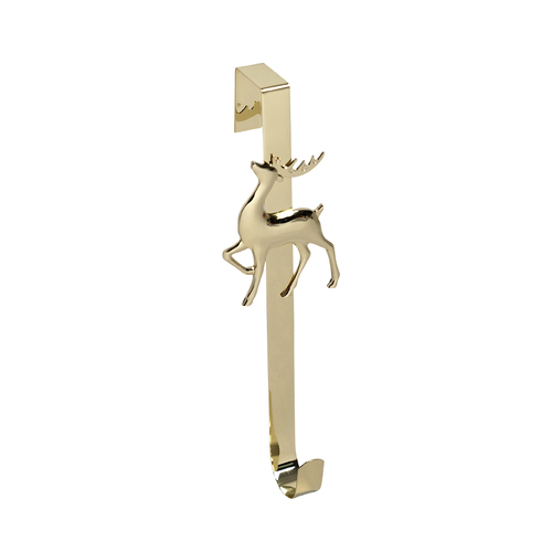 Wreath Holder Deer Gold 38cm