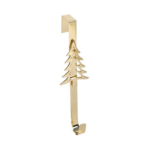 Wreath Holder Tree Gold 38cm