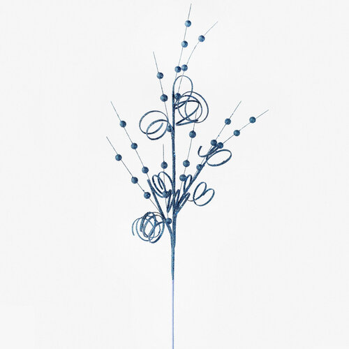 Curly Berry Burst Dark Blue 80cm