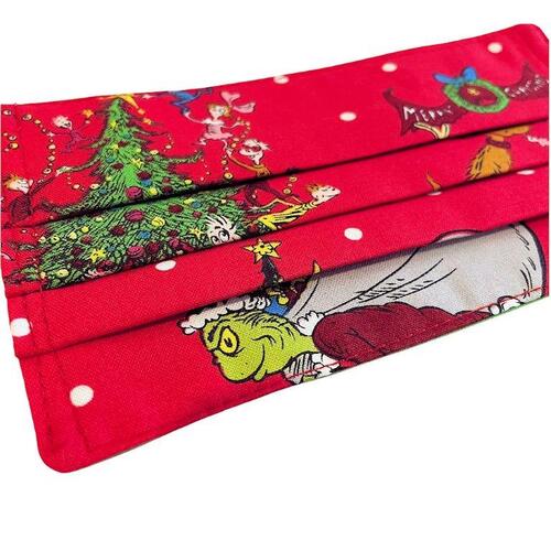 Face Mask - Mr Grinch Stealing Presents