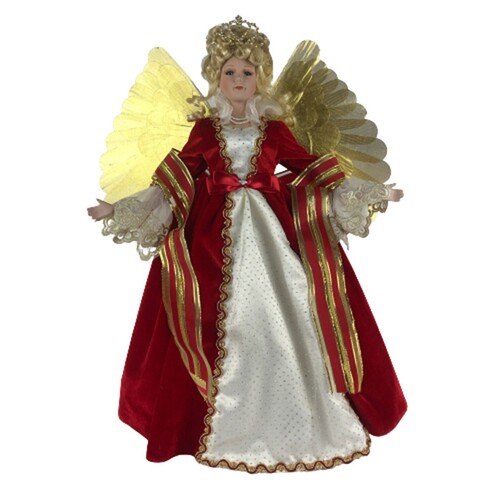 Angel Red w. Gold Wings Animated 50cm