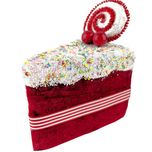Candy Red Cake Slice