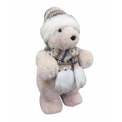 Plush Standing Bear Cream 34cm