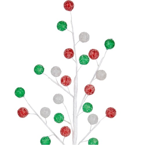 Sweet Red and Green Candy Balls Pick 64cm