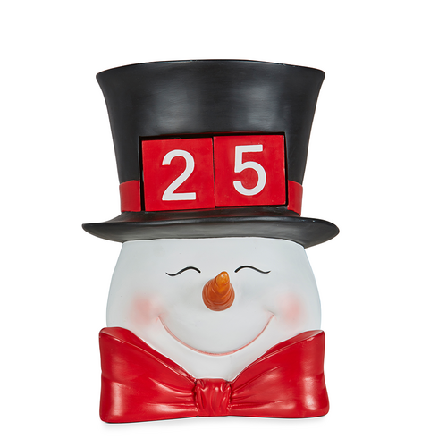 Snowman Head Christmas Countdown 30cm