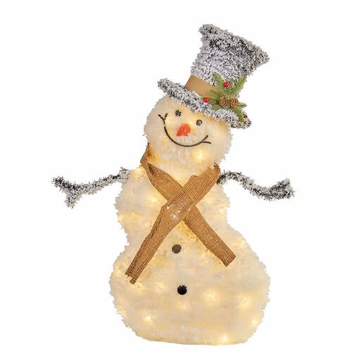 LED Snowy Snowman 80cm