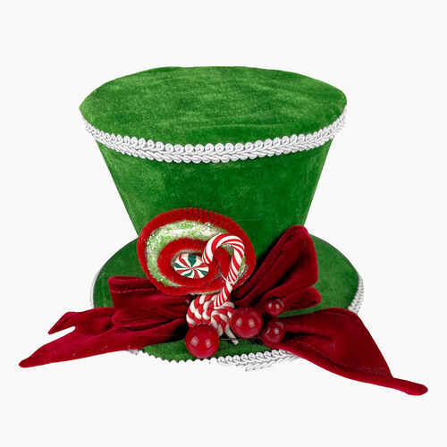 Candy Hat Tree Topper 16cm | Christmas 