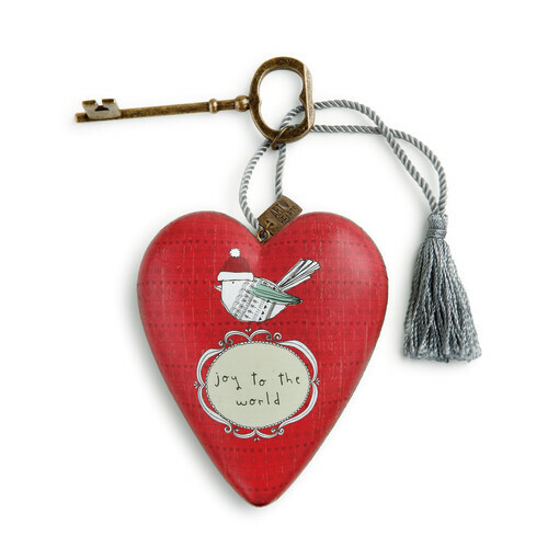 Joy to the World Art Heart