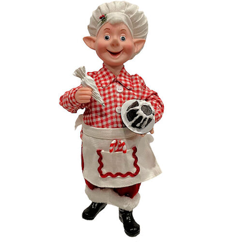 Standing Elf Chef Pudding 30cm