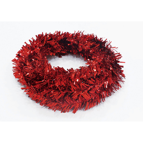 Wired PVC Tinsel Red 5.5m