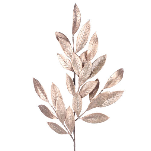 Gold Laurel Leaf Stem 60cm