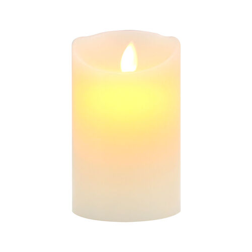Flameless Led Ivory Candle 7.5x12.5cm 