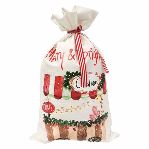 Jumbo Gift Sack Candy Cart Design 80cm