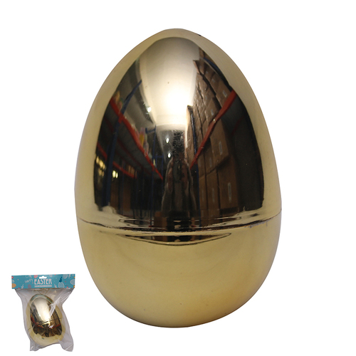 Gold Plated Screw Top Fillable Egg 15cm