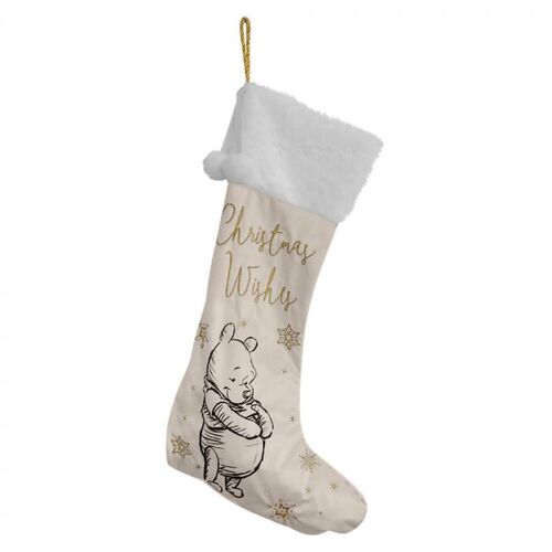 Winnie Pooh Collectible Velvet Christmas Stocking 62cm