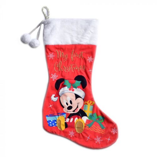 Mickey 'My First Christmas' Stocking 58cm
