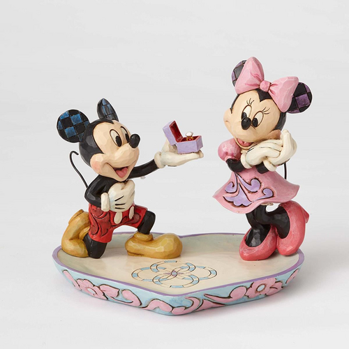 Mickey Proposes to Minnie 13cm