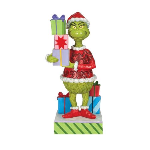 Grinch Holding Presents 20cm