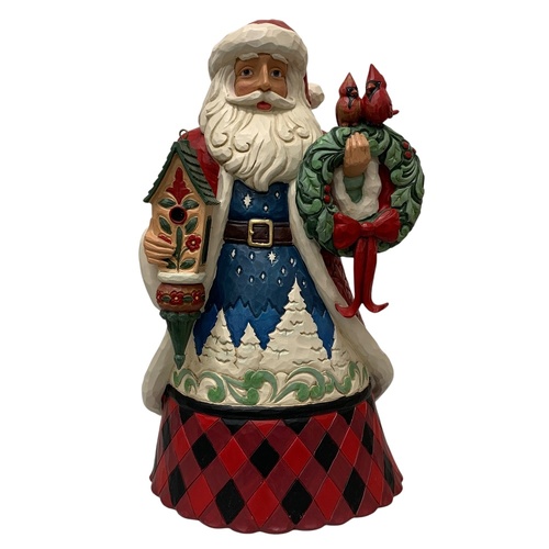 Santa w. Wreath 25cm