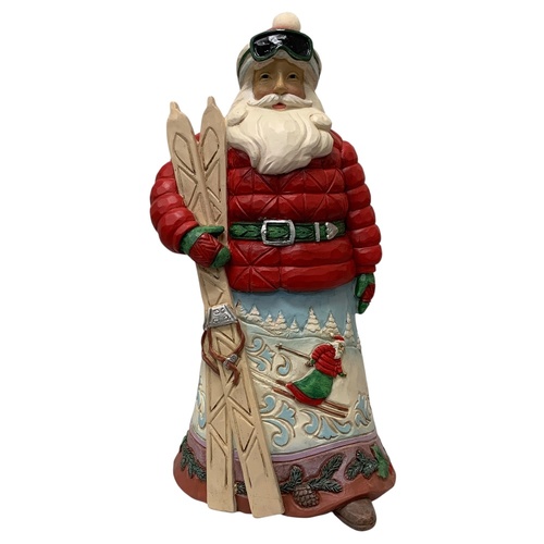 Santa w. Skis 21cm