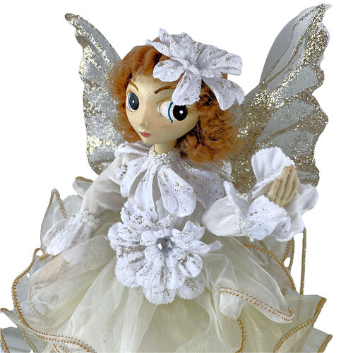 Lucinda Eldin White/Gold Fairy 30cm