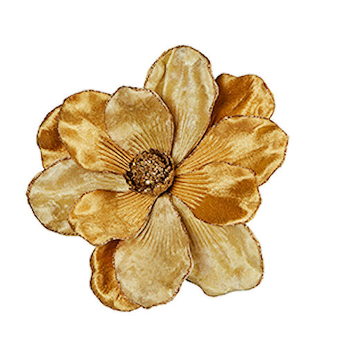 Lucinda Eldin Gold Magnolia Clip 20cm