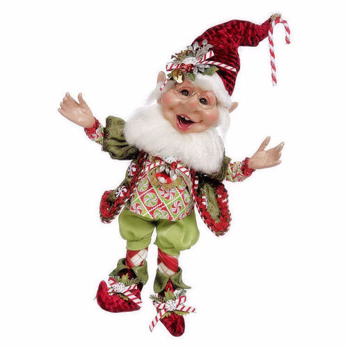Mark Roberts Candy Cane Elf 45cm