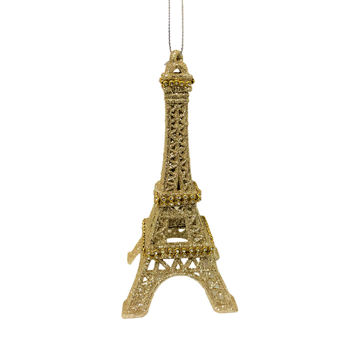 Eiffel Tower Hanging Champagne 14cm