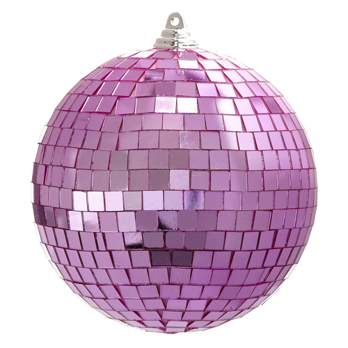 RAZ Pink Disco Ball Hanging 20cm