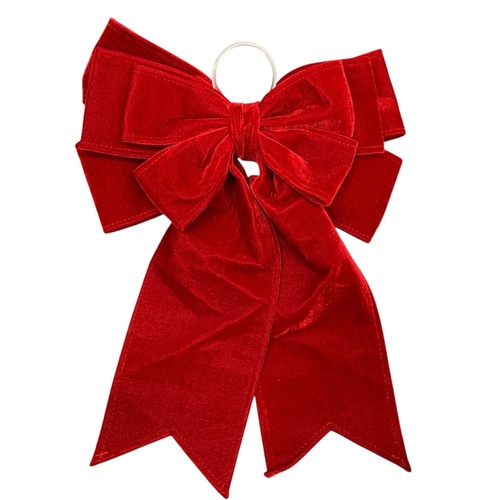 Red Velvet Bow 56cm