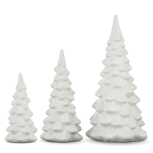 White Trees Set Of 3