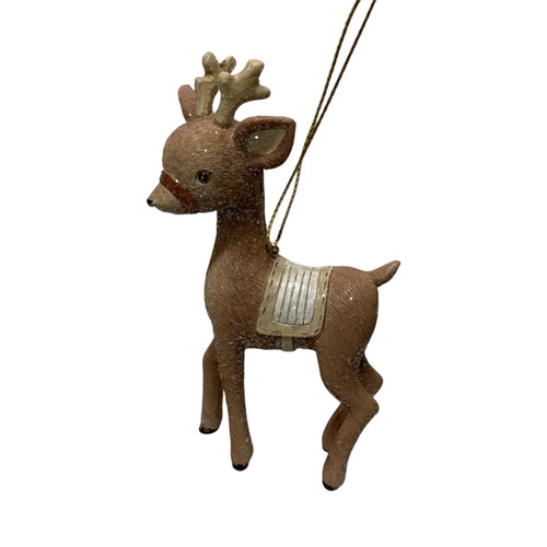 Hanging Reindeer Facing Left 10cm