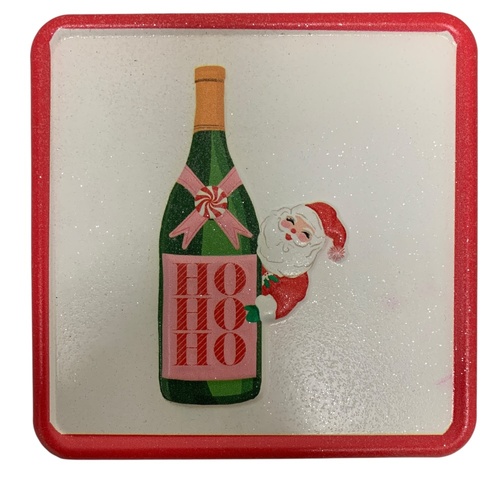 Ho Ho Ho Wine Sign 17cm